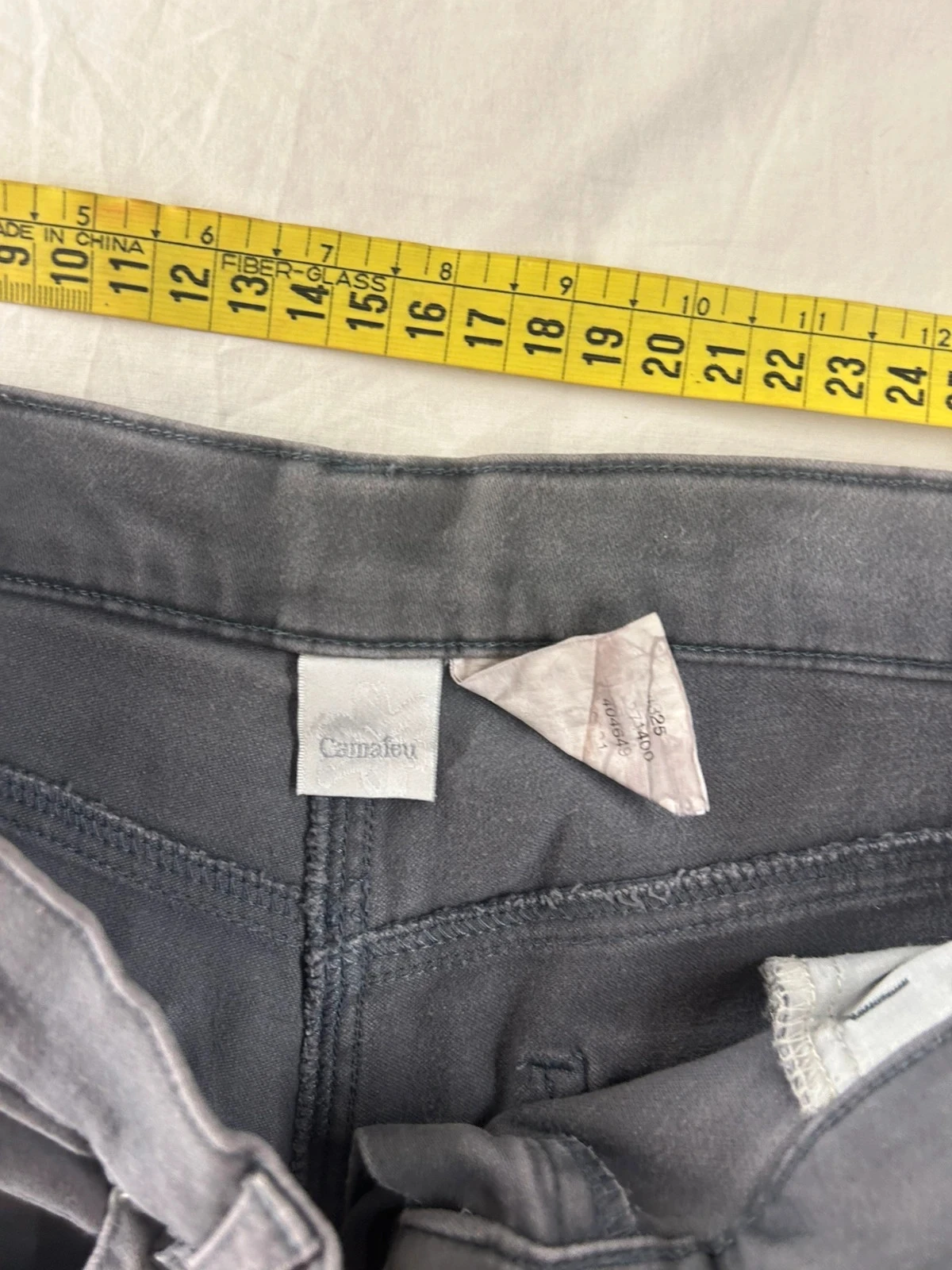 Cama®u high-waisted grey jeans size 38 – photo 9